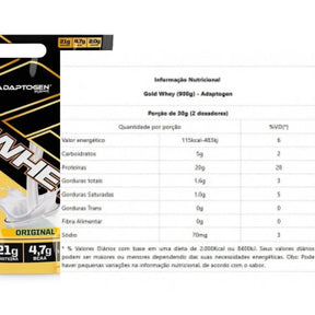 Gold Whey Adaptogen Sabor Original | 900g