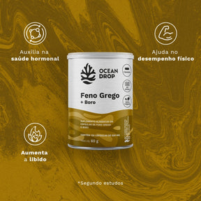Feno Grego + Boro Ocean Drop | 120 cápsulas