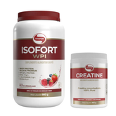 Isofort Whey Isolado Frutas Vermelhas + Creatina (300g) – Vitafor
