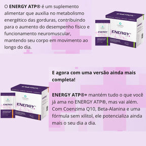 ENERGY® ATP ✚ Central Nutrition Sabor Tangerina | 30 Sachês de 10g
