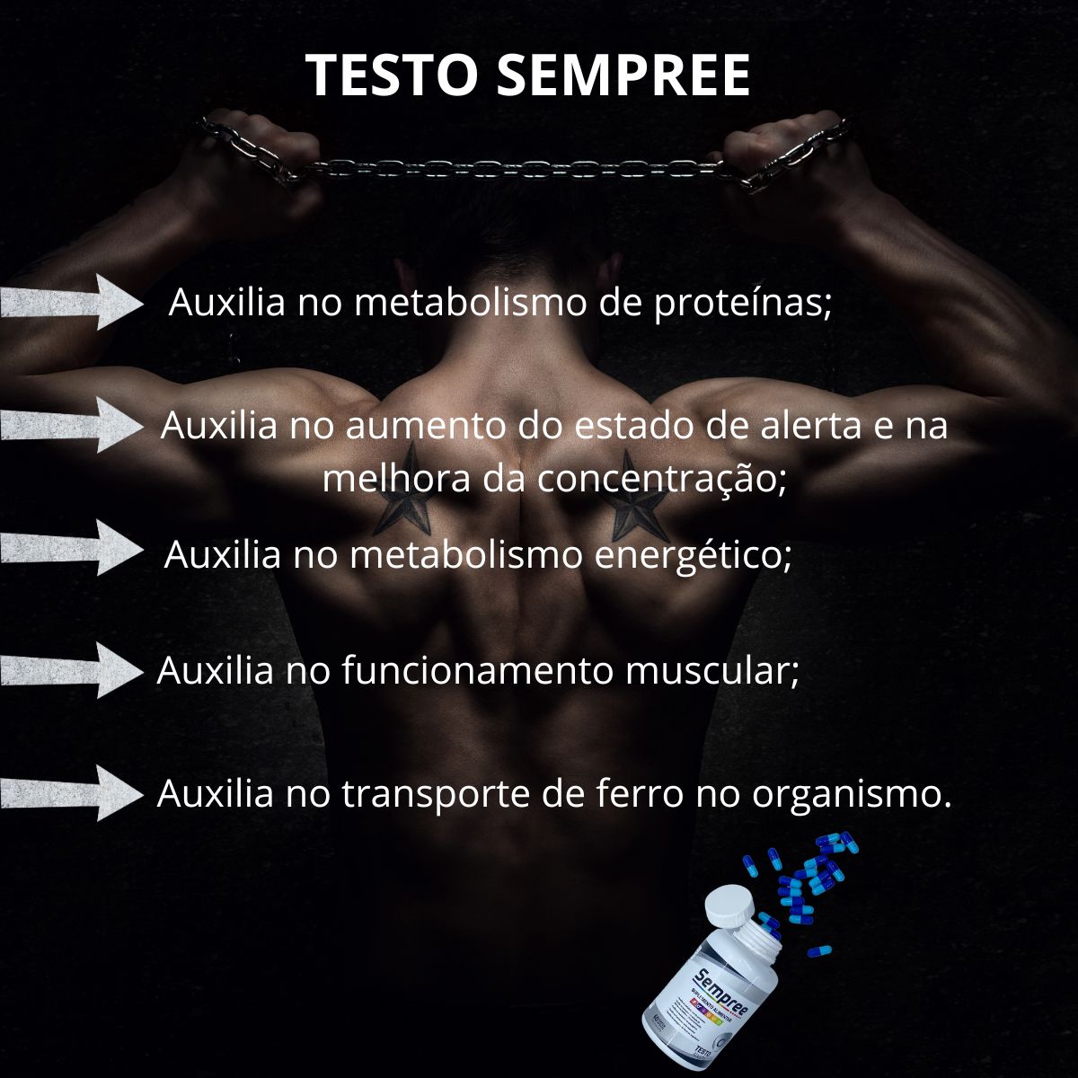 Multivitamínico Testo Sempree Leve 3 Pague 2 | 180 cápsulas