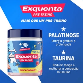 Exquenta Mais Mu Performance Pré-treino Pink Lemonade | 300g Pink Limonade