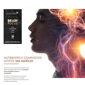 Brain Focus Puravida | 30 cápsulas