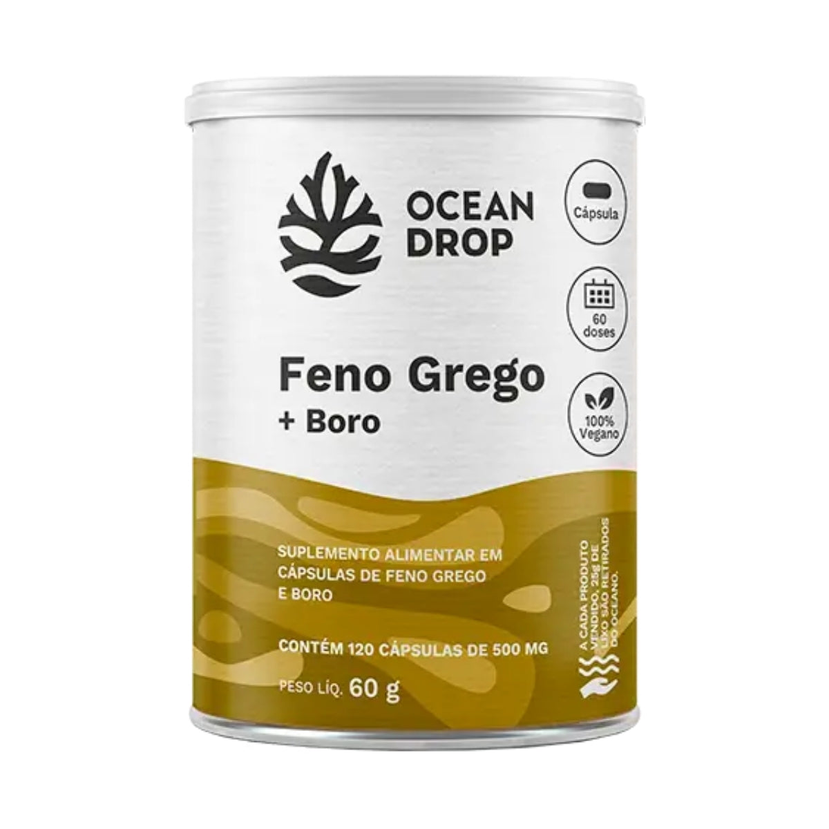 Feno Grego + Boro Ocean Drop | 120 cápsulas