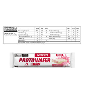 Proto Wafer Morango Nutrata | Display 12x30g