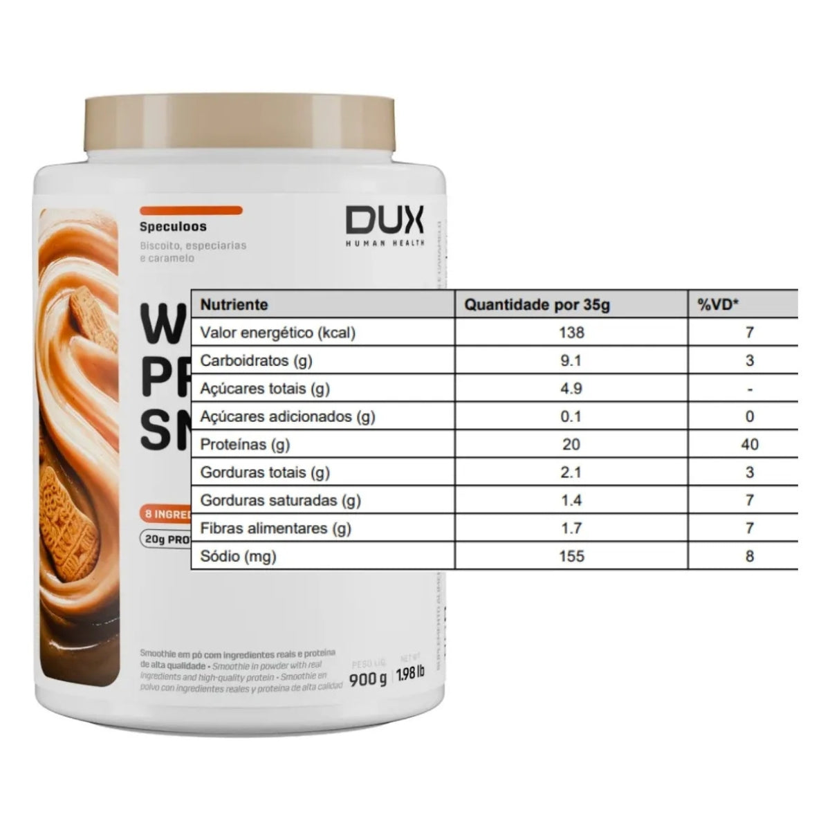 Whey Protein Smoothie Speculoos DUX | 900g