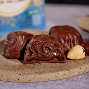 Bombom de Avelã com Cacau Linha Stevia Zero Açúcar Haoma | 200g