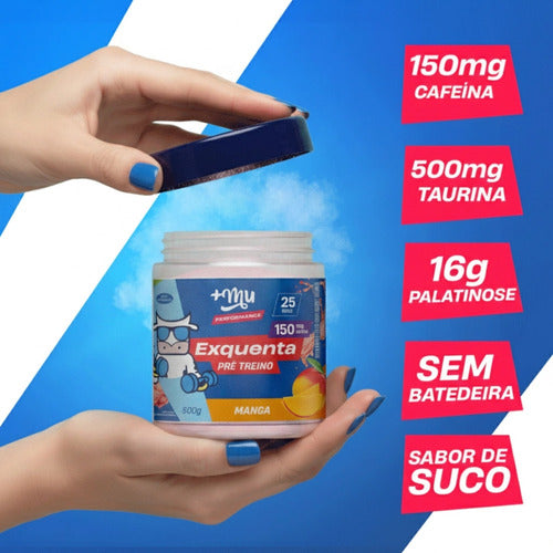 Exquenta Mais Mu Performance Pré-treino Manga | 300g