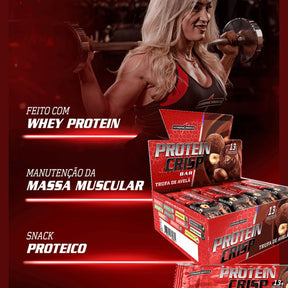 Barra Protein Crisp Bar Trufa de Avelã Integralmedica | 12x45g