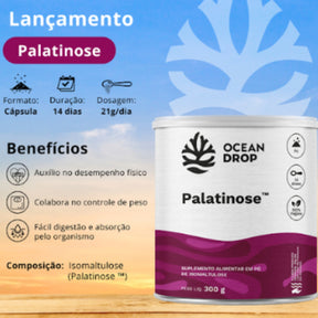 Palatinose em pó Ocean Drop | 300g