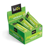 Barra BiO2 Protein Crunchy Baunilha com Cobertura de Matchá | 9x50g