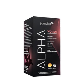 Alpha Women Multivitamínico para Mulheres Puravida | 60 cápsulas