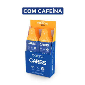 Carbs Gel Sabor Tropical com Cafeína Dobro | 10x30g