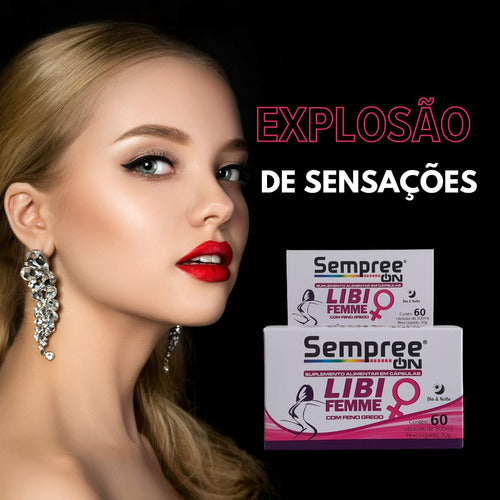Libi Femme Feno Grego com Vitaminas e Minerais | 60 Caps