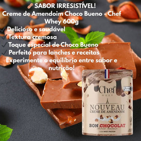 Creme de Amendoim Nouveau Sabor Choco Bueno Chef Whey | 600g