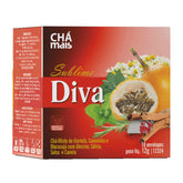 Chá Sublime Diva Chá Mais Clinicmais 10 Envelopes