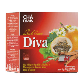 Chá Sublime Diva Chá Mais Clinicmais 10 Envelopes