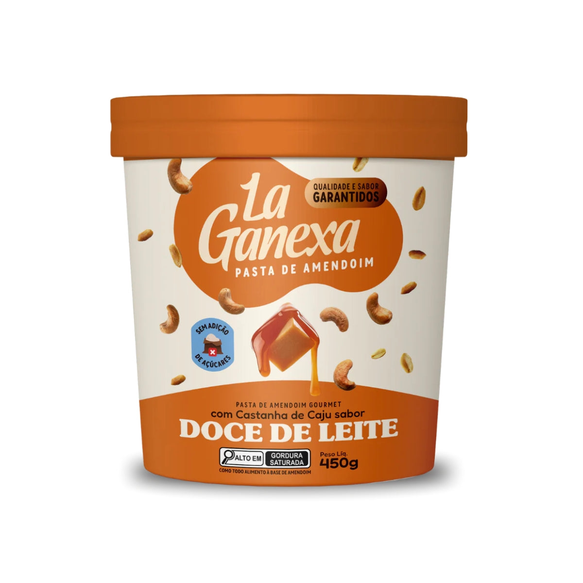 Pasta de Amendoim Doce de Leite La Ganexa | 450g
