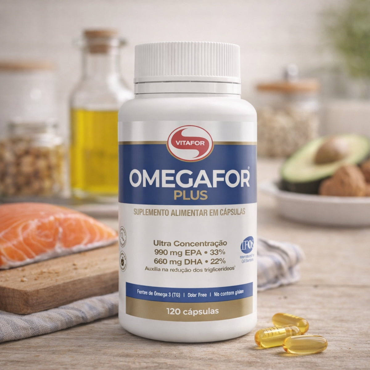 Omegafor Plus Vitafor | 120 cápsulas