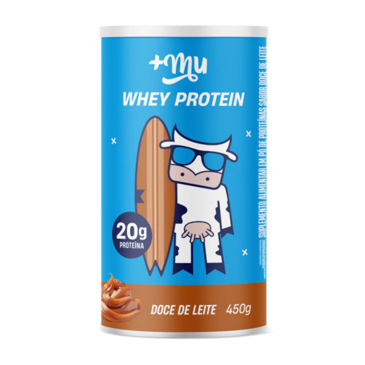 Whey Concentrado Mais Mu Doce de Leite | Pote 450g
