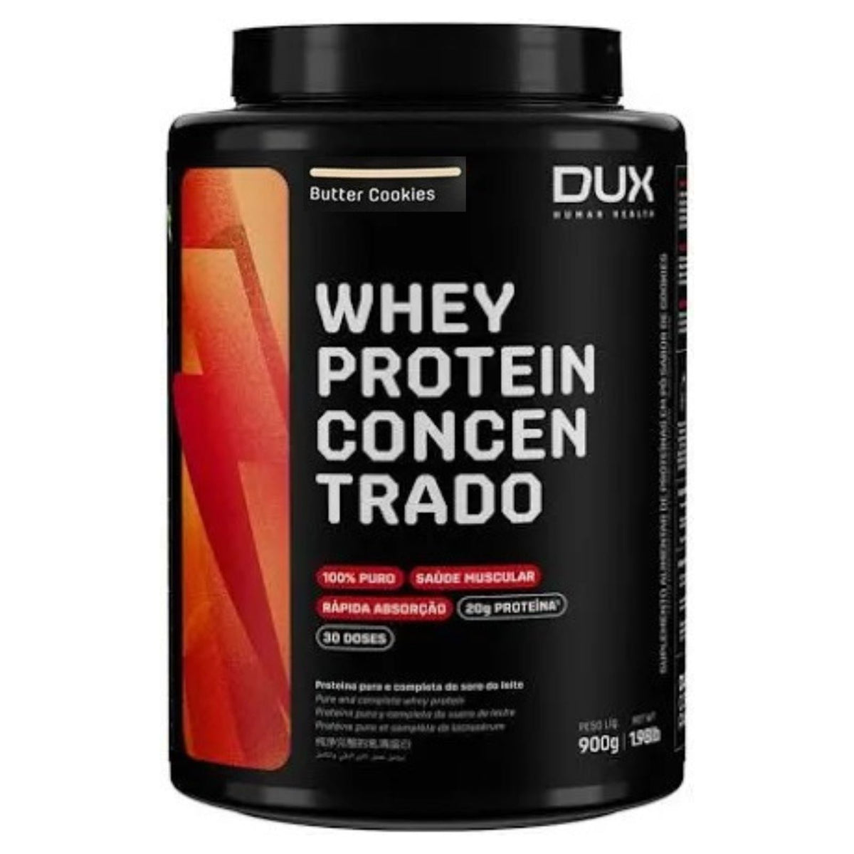 Whey Protein Concentrado Dux Human Health Butter Cookies | 900g