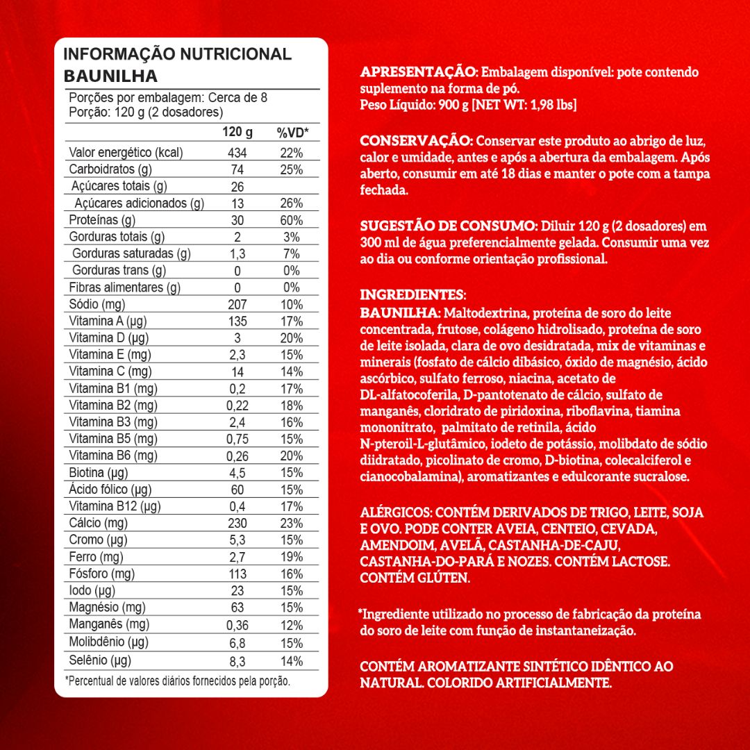 Nutri Whey Protein Integralmédica Sabor Baunilha | Pote 900g