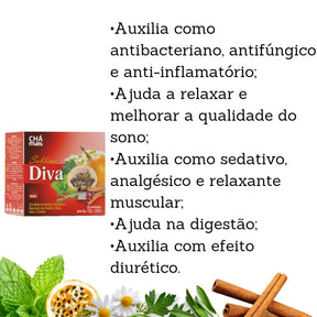 Chá Sublime Diva Chá Mais Clinicmais 10 Envelopes