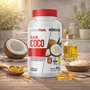 Óleo De Coco Clinicmais | 60 Cápsulas