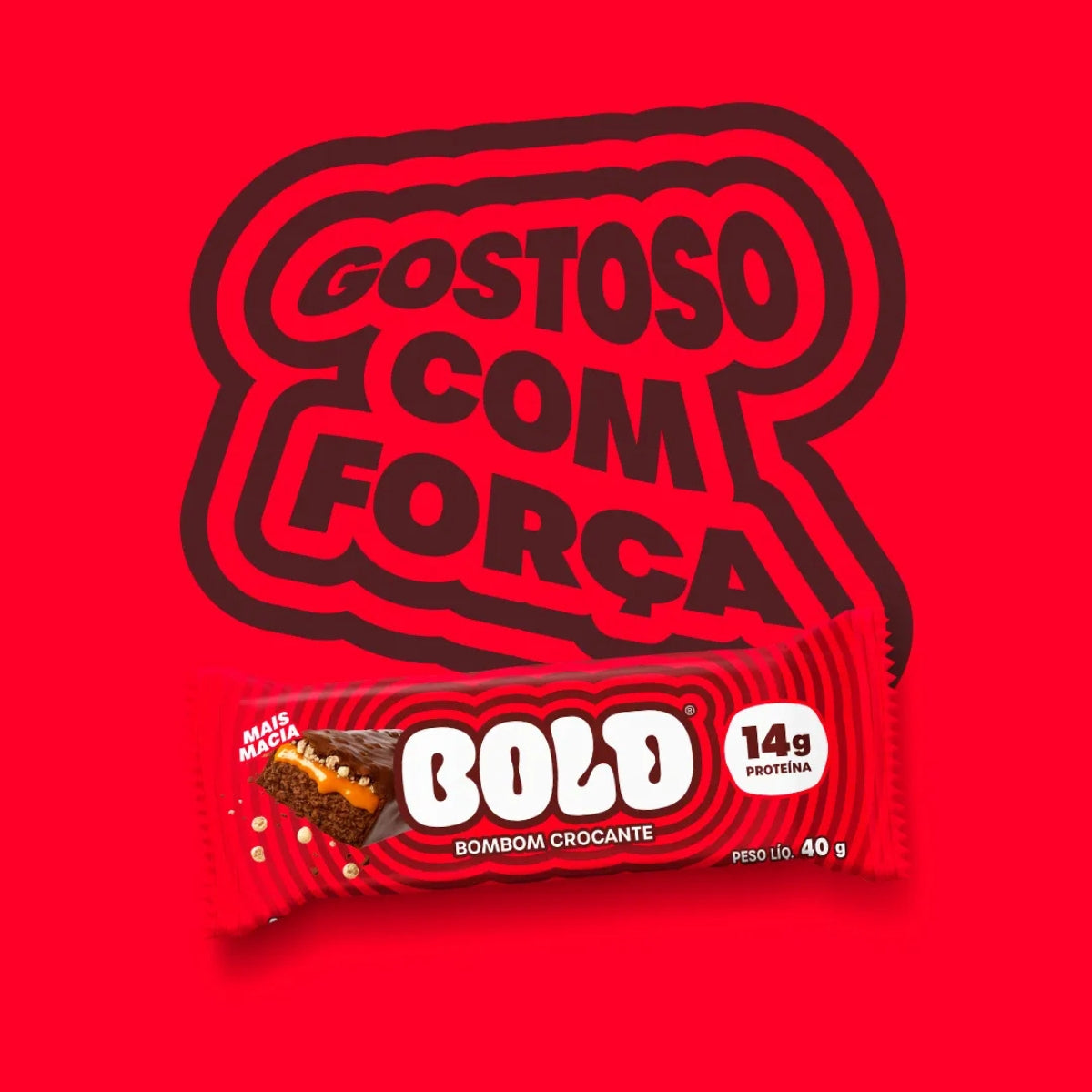 Barrinha Bold Bombom Crocante | 12x40g