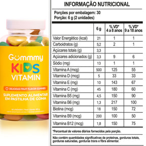 Gummy® Original Kids Vitamin Sabores | 180g