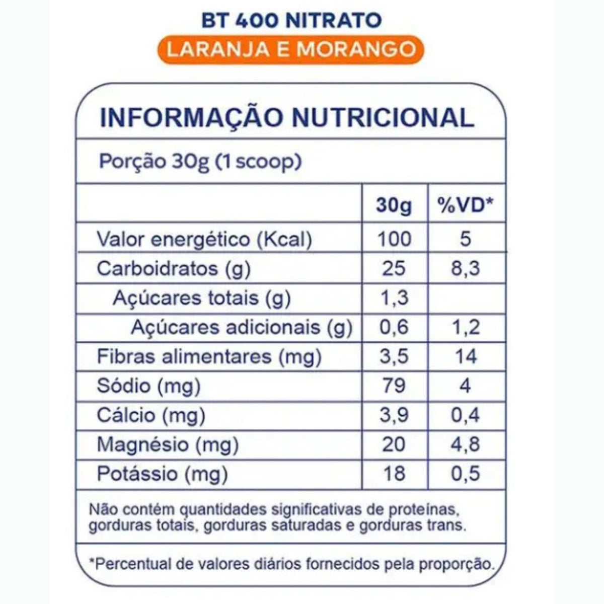 BT 400 Nitrato Laranja e Morango DOBRO | 450g