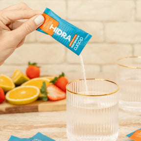 Hidra Eletrólitos Laranja e Morango DOBRO | 10x7g