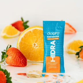 Hidra Eletrólitos Laranja e Morango DOBRO | 10x7g