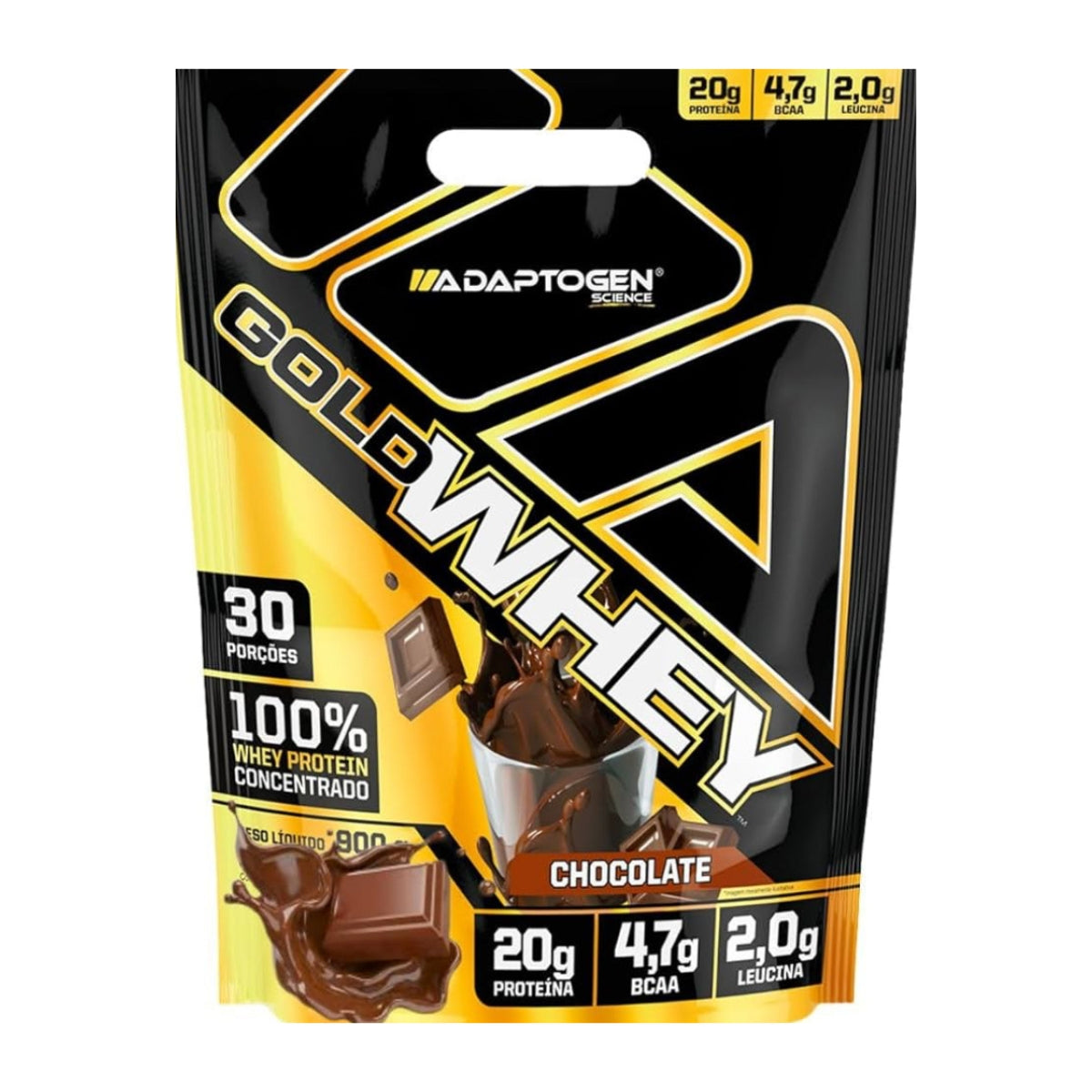 Gold Whey Adaptogen Sabor Chocolate | 900g