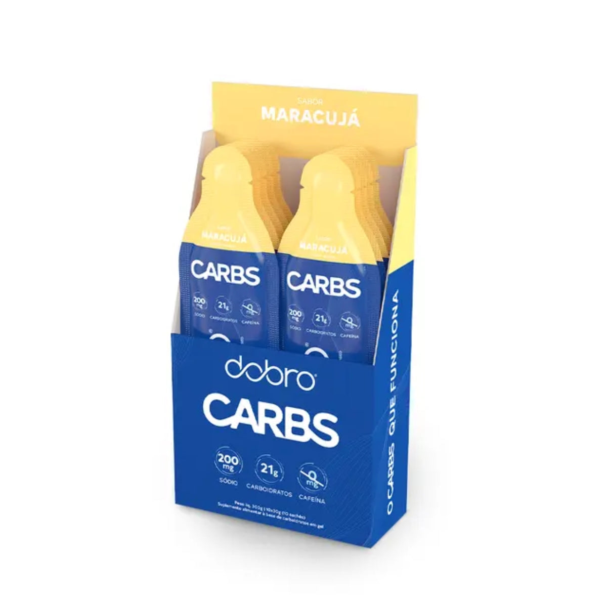 Carbs Gel Sabor Maracujá Dobro | 10x30g