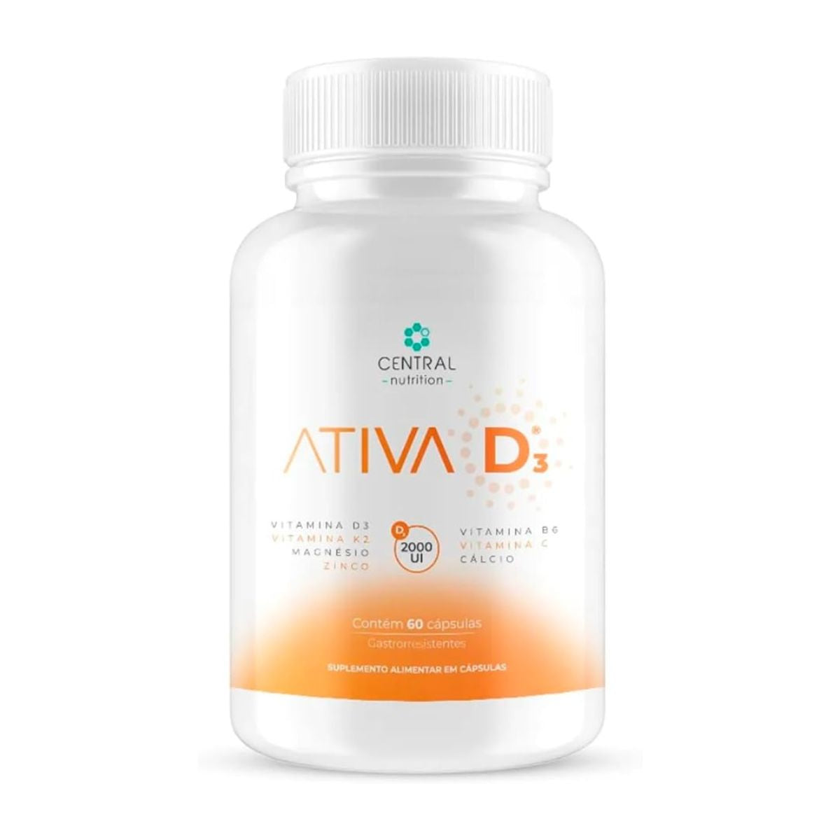 ATIVA D3 Central Nutrition | 60 capsulas Gastrorresistentes