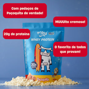 Whey Concentrado Mais Mu Paçoquita | Refil 900g