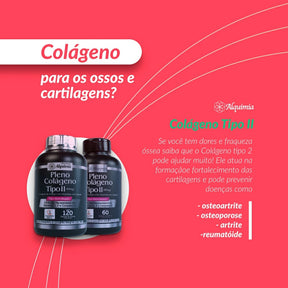 Colágeno Tipo 2 Não Hidrolisado Alquimia | 60 Cápsulas