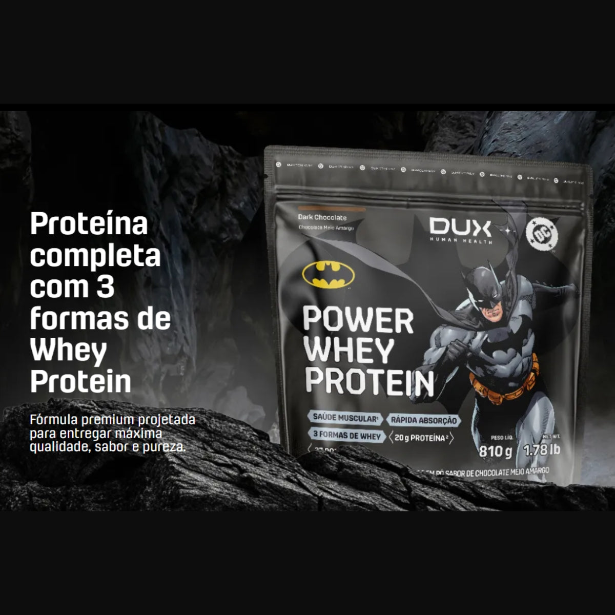 POWER WHEY PROTEIN DC DARK CHOCOLATE  Dux | 810G