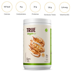 True Vegan Proteína Vegana Banoffee Crispy | 837g