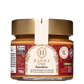 Haoma Cream Creme de Amendoim Haoma Linha Stevia | 160g