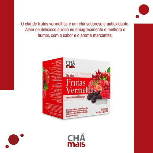 Chá Misto  De Frutas Vermelhas 10 Sachês