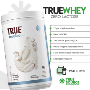 True Whey Zero Lactose Coconut Ice Cream | 900g