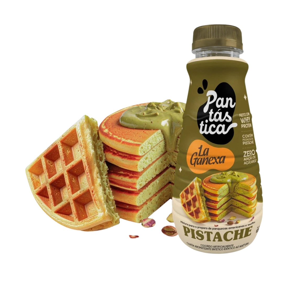 Mistura para Panquecas Americanas e Waffles La Ganexa Sabor Pistache | 100g