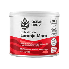 Extrato de Laranja Moro 500mg Ocean Drop | 30 cápsulas