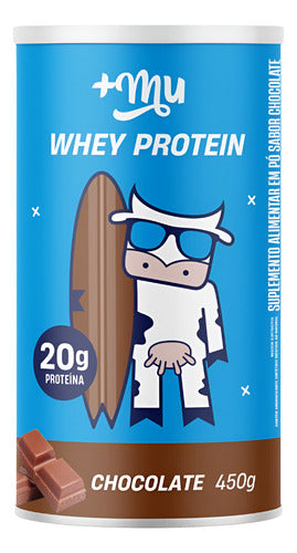 Whey Concentrado Mais Mu Chocolate | Pote 450g