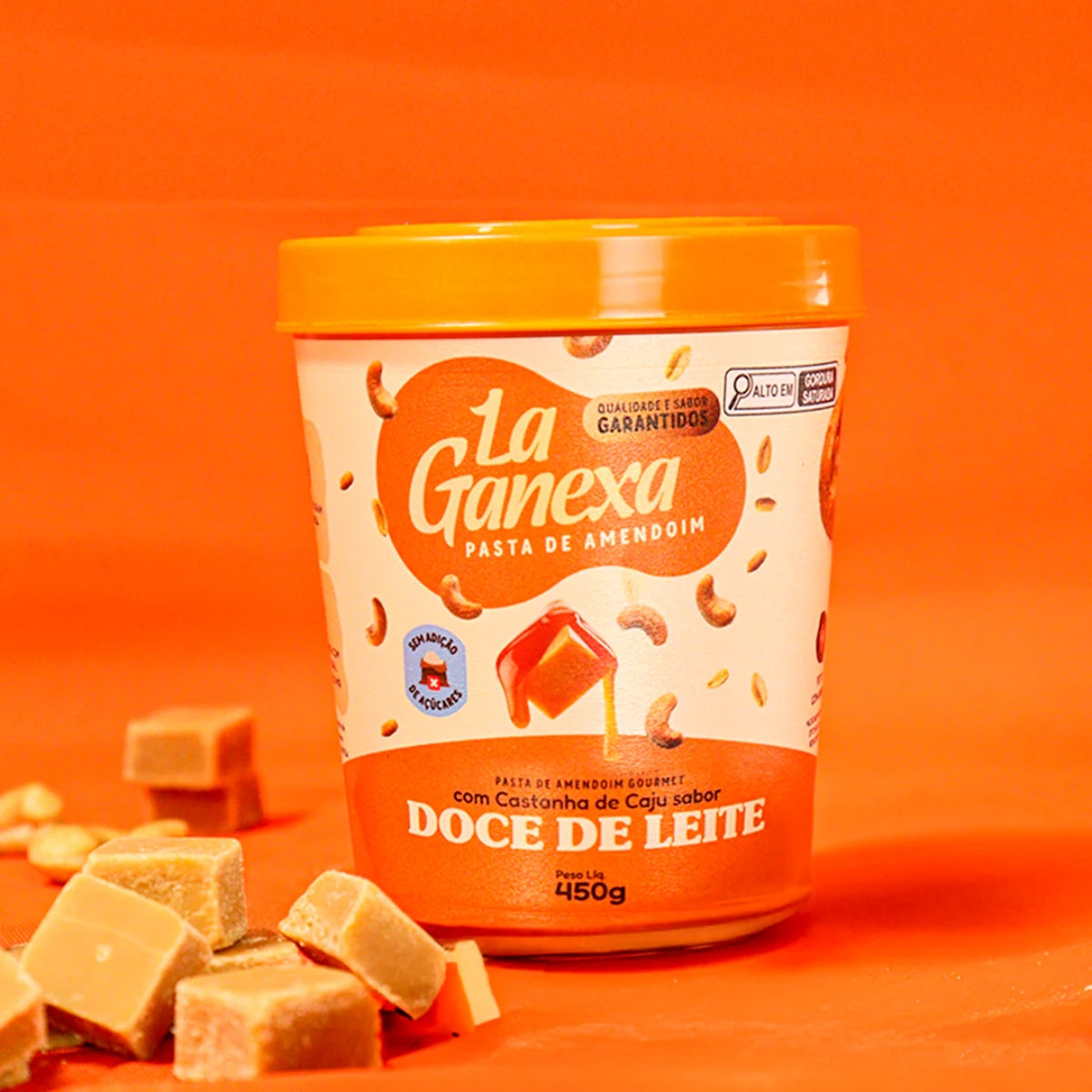 Pasta de Amendoim Doce de Leite La Ganexa | 450g