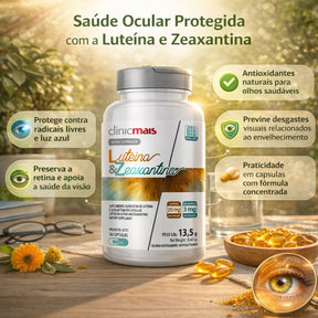 Luteína & Zeanxantina Clinicmais | 30 cápsulas