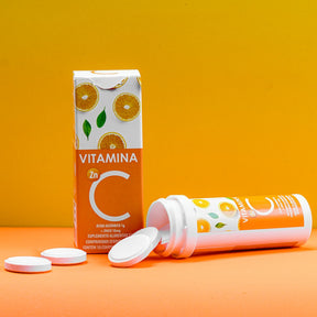 Vitamina C Efervescente com Zinco A2F | 10 Comprimidos Efervescentes