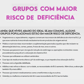 Bio Vitamina B12+ Sabor Frutas Vermelhas Puravida | 20ml